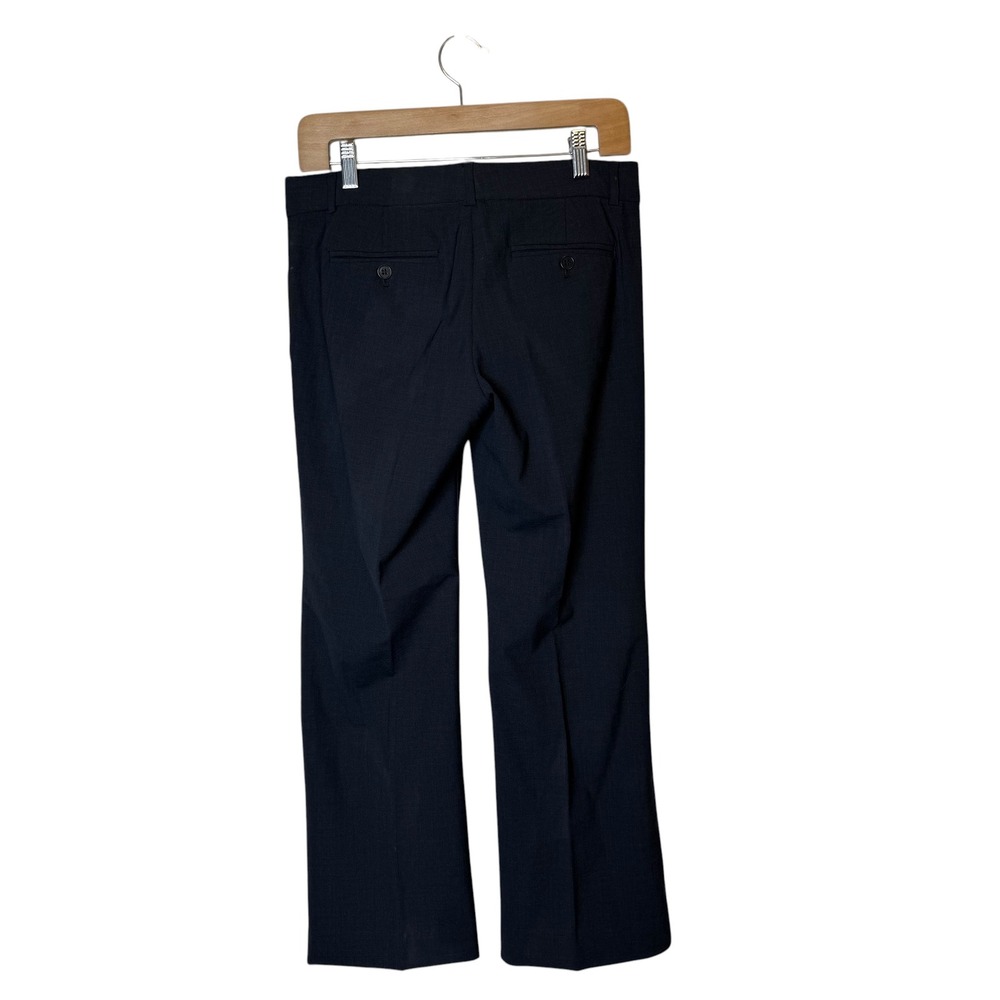 Theory Max C Tailor Pant Navy Wool Stretch Minimalist Quiet Luxury 80001297 sz 4 - Picture 3 of 5